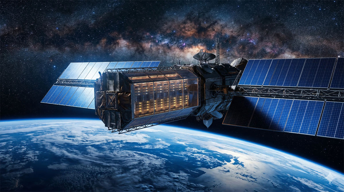 Datacenter orbital satellite GPU espace LEO