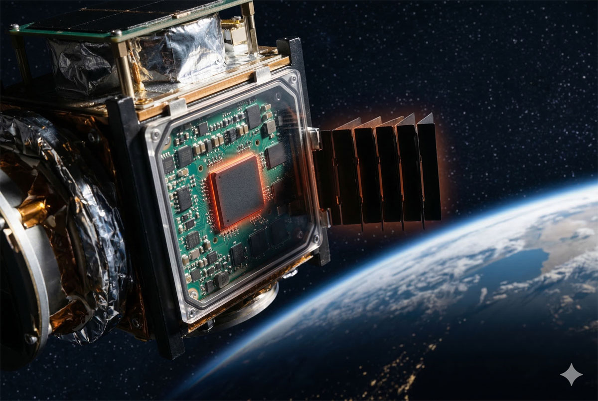 Starcloud satellite Nvidia H100 en orbite