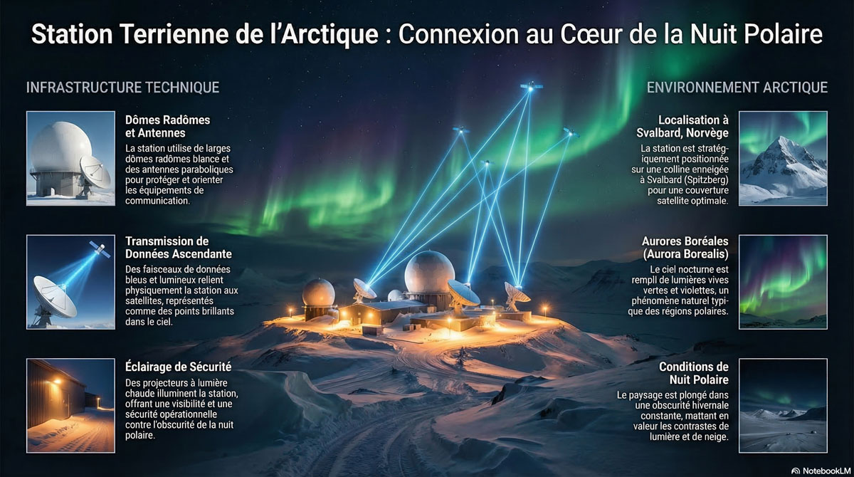KSAT ground station polaire Norvège constellation Hyper